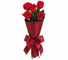 Букет 5 Красных роз Эдлесс Лав в хуторе Ленина