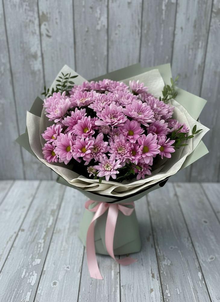 Букет цветов из: Хризантемы в хуторе Ленина