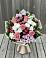 Букет цветов из: Альстромерии, Гвоздики, Розы и Хризантемы в хуторе Ленина