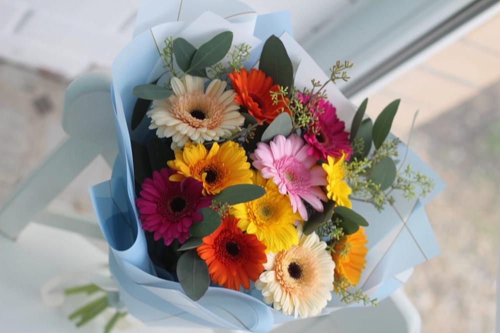 Букет цветов из: Герберы в хуторе Ленина