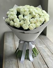 Букет 35 Белых роз в хуторе Ленина