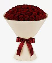Букет 101 Бордовая роза Блэк Бакарра в хуторе Ленина