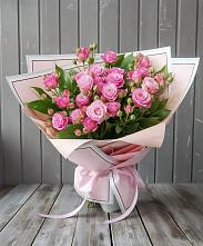 Букет Розовый кустик #REPLACE_PRED# хуторе Ленина