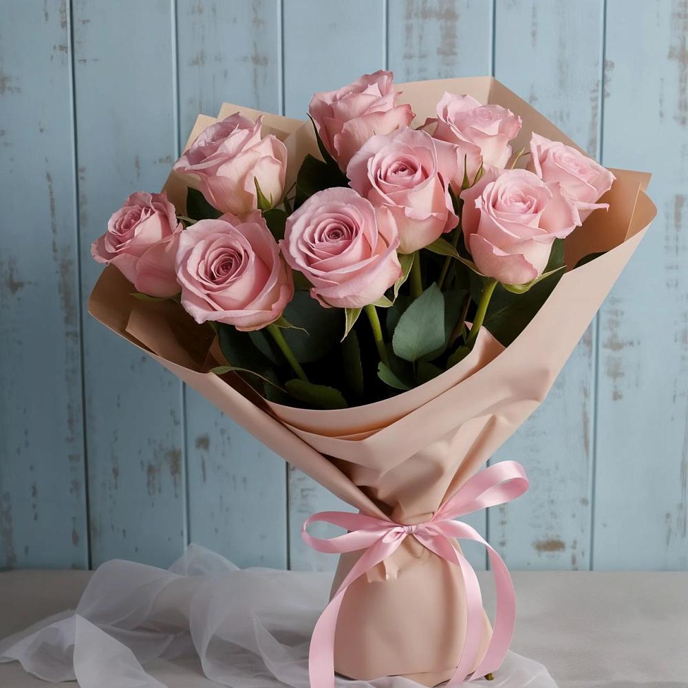 Букет цветов из: Розы в хуторе Ленина