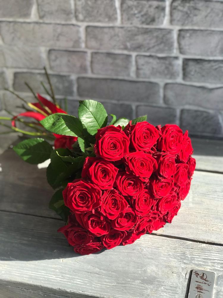Букет Красные розы Фридом в хуторе Ленина