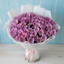 Букет цветов из:  Хризантемы в хуторе Ленина