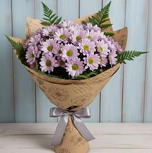 Букет цветов из:  Хризантемы в хуторе Ленина