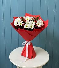 Букет цветов из:  Хризантемы в хуторе Ленина