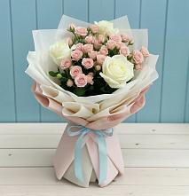 Букет цветов из:  Розы #REPLACE_PRED# хуторе Ленина