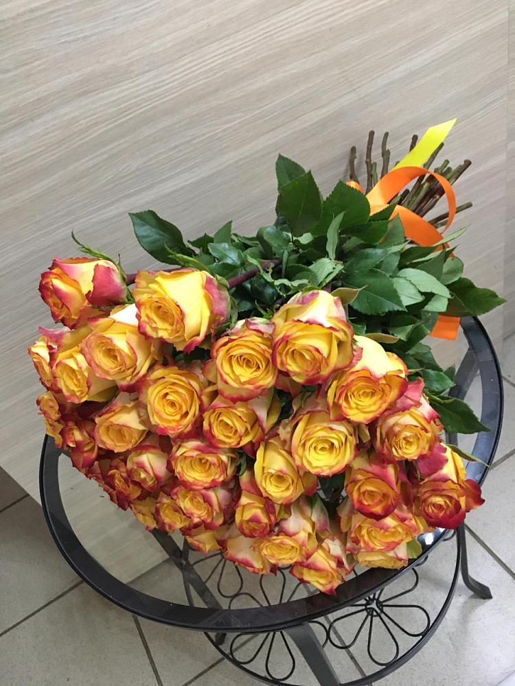 Букет Желтые розы в хуторе Ленина