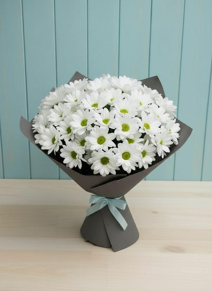 Букет цветов из: Хризантемы в хуторе Ленина