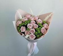 Букет цветов из:  Розы и Хризантемы в хуторе Ленина