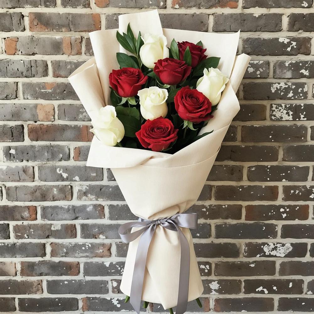 Букет цветов из: Розы в хуторе Ленина