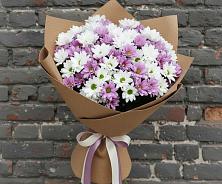 Букет цветов из:  Хризантемы в хуторе Ленина