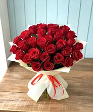 Букет 29 Красных роз в хуторе Ленина